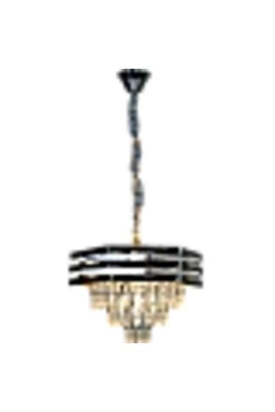 qwell silver crystal pendant chandelier