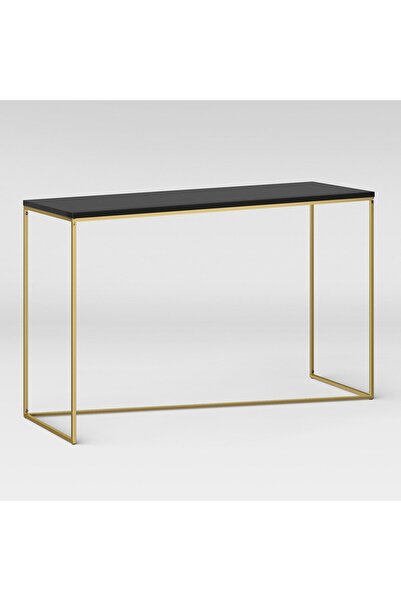 Hitit Dekorasyon Soller Gold Metal Ahşap Dresuar Konsol