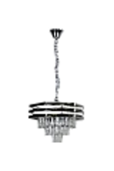 qwell silver crystal pendant chandelier