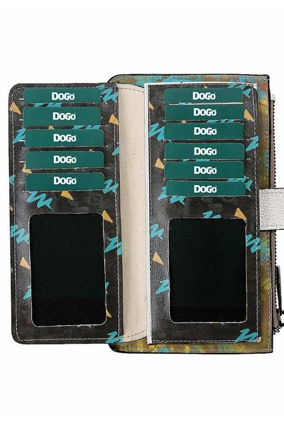 Dogo Women's Black Wallet - Dynamic Spirit Design
