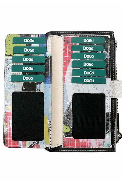 Dogo Women's Multicolored Wallet - the Nice Mice Design