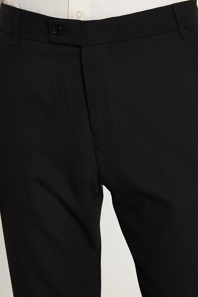 Tudors Men's Slim Fit Slim Fit Chino Side Pocket Cotton Black Trousers