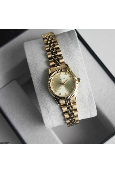 Chaperone Ch002435 Women's Wrist Watch with Steel Band