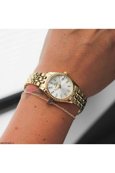 Homies Hm27079S01-4 Women Wrist Watch with Steel Band