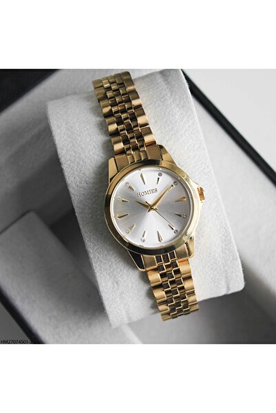 Homies HM27074S01-2 ساعة يد نسائية بسوار فولاذي