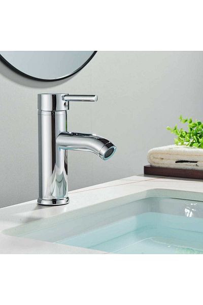 CasaVie Basin mixer with single handle and hole, chrome silver, code 1520