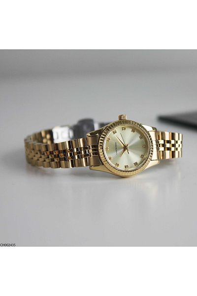Chaperone Ch002435 Women's Wrist Watch with Steel Band
