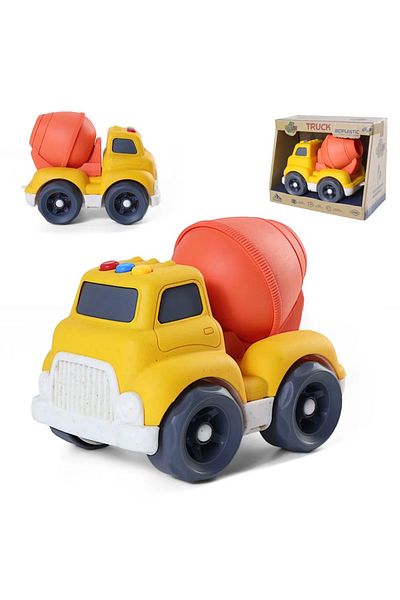 HAIZOL Toddler Car Toys for 1-3 Year Old, BPA Free, Phthalates Free, PVC, Mixer Cement, Birthday Gifts Dish