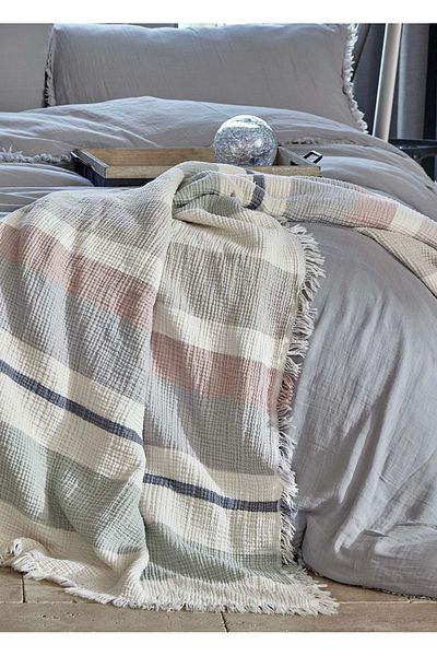 Dantela Αντιαλλεργικό διπλό κάλυμμα κρεβατιού Gloria Soft Muslin Cotton (240x260)