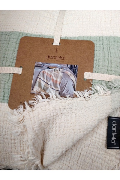 Dantela Gloria Soft Müslin Pamuk Anti-Alerjik Çift Kişilik Yatak Örtüsü (240x260)