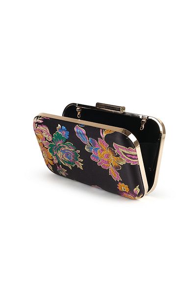 Letafia Valley Ethnic Pattern Bag Black