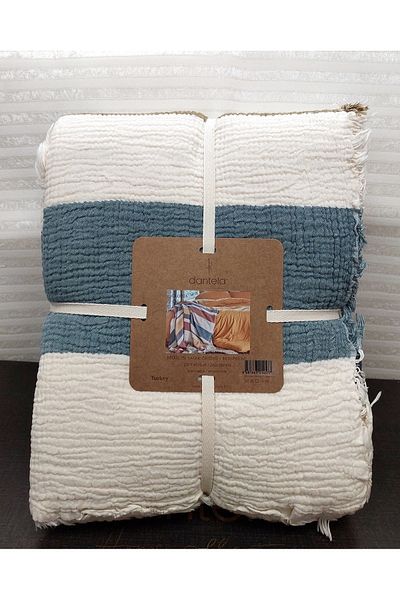 Dantela Διπλό κάλυμμα κρεβατιού Gloria Colorful Muslin Cotton Αντιαλλεργικό (240x260)