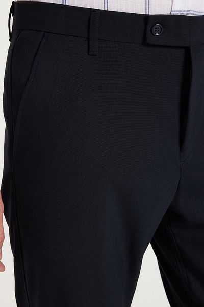 Tudors Men's Slim Fit Slim Fit Chino Side Pocket Cotton Navy Blue Trousers
