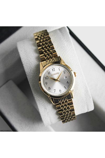 Homies Hm25508S02-2 Women Wrist Watch with Steel Band