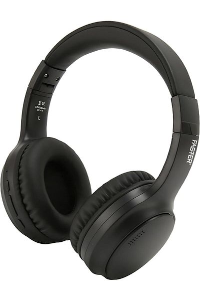 Faster S5 Over-Ear Bluetooth Headphones with Mic - Bluetooth 5.3, ANC, Long Battery, Hi-Fi Sound