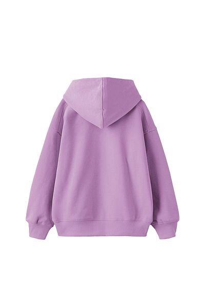 Sekizbiraltı Basic Oversize Unisex Purple Hoodie