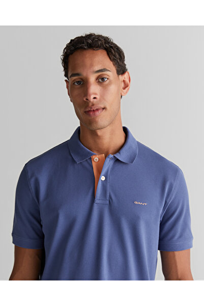 Gant Erkek Lacivert Regular Fit Polo