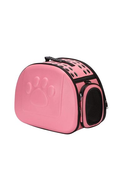 OEM Geantă din silicon pentru transportul animalelor de companie de talie mică/medie, roz