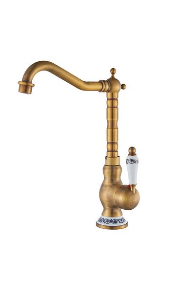 CasaVie Baterie lavoar retro, inalta, cu montare pe chiuveta, cod 1206