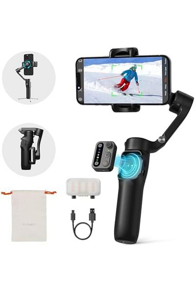 Hohem iSteady X3 3-axis Palm Foldable Smartphone Gimbal Stabilizer for iPhone with Extendable Rod