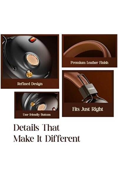 Faster S8 Rova Over Ear Headphones- Advanced ANC 5.3 Bluetooth Wireless Headphones 43H Playtime