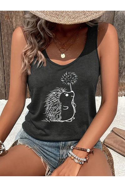 FUFLUNS Wren Printed Women's T-Shirt