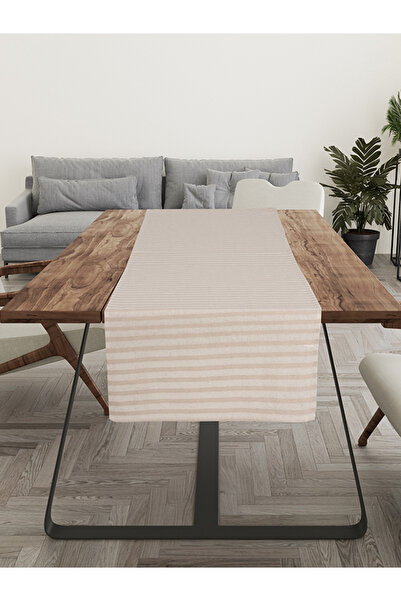 fersuay سجادة من الكتان الطبيعي من القطن المخطط