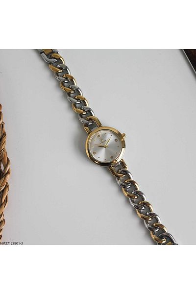 Homies Hm27128S01-3 Women Wrist Watch with Steel Band