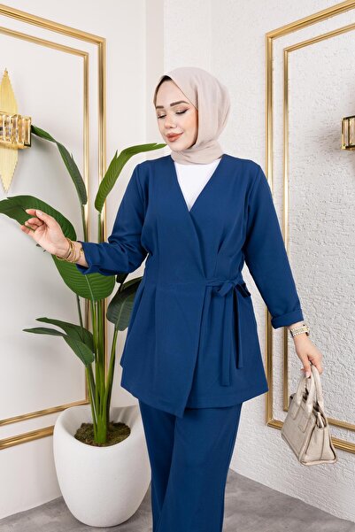 Rema بدلة أنيقة مزدوجة سترة 90 سم بنطلون 90 سم