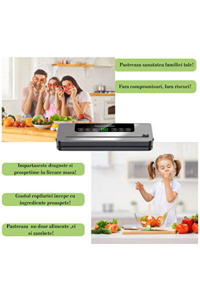 OEM RAPAZ TREND Aparat vidat alimente ,120w,60kpa,5 funcții umed/uscat,15 pungi 20X30 cm, cutter inclus