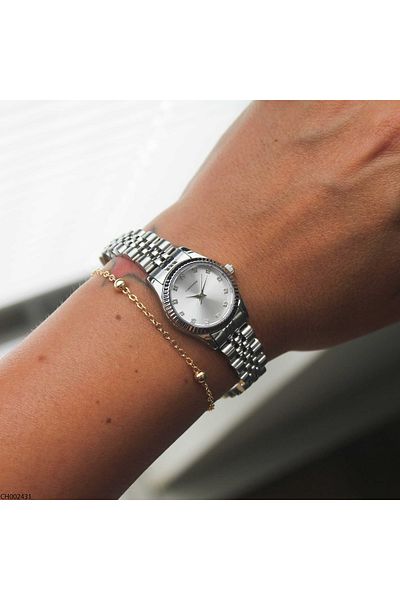 Chaperone Ch002431 Women's Wrist Watch with Steel Band
