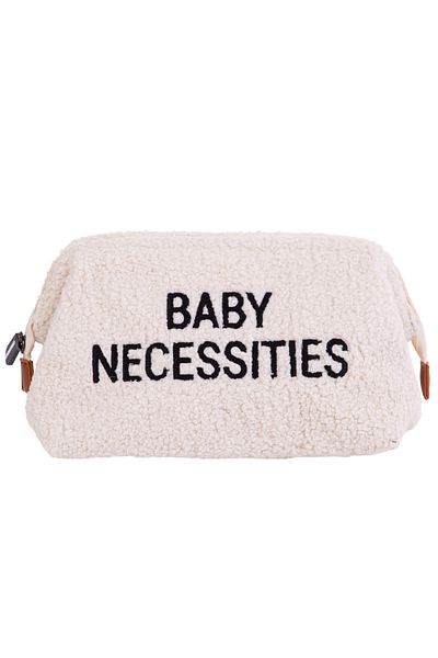 CHILDHOME Geanta de toaleta Baby Necessities Teddy Alb