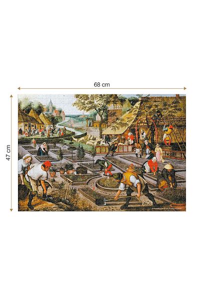 D-Toys Pieter Brueghel the Younger Puzzle - Adult Puzzle 1000 Pieces - Spring