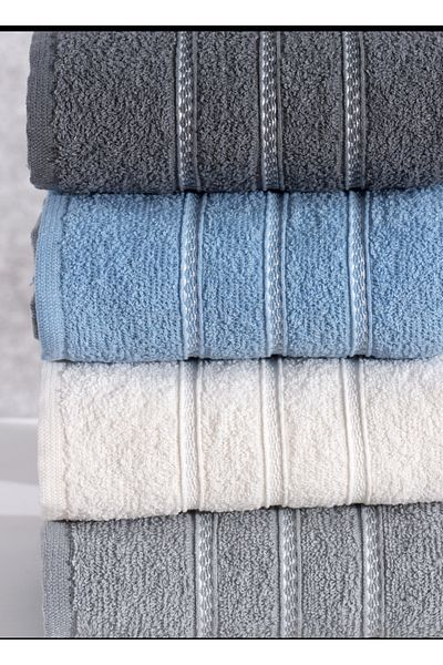 Elvira Home Collection Eh Cotton 4-Piece Hand Face Towel Set