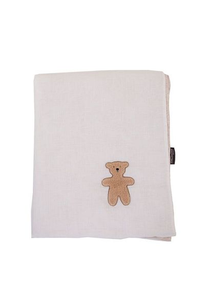 CHILDHOME Patura 80x100 cm, Jersey/Muslin Teddy