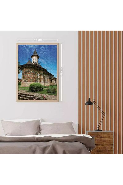 D-Toys Sucevita Monastery Puzzle - Adult Puzzle 1000 Pieces - Images from Romania