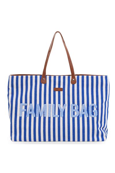 CHILDHOME Geanta Family Bag Albastru/Alb