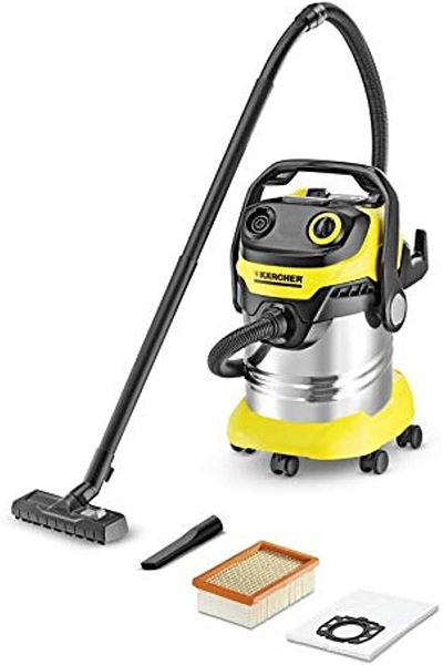 Karcher Strong Wet Dry Vacuum Cleaner, 25 L, 1100 W, Low Consumption, WD 5 Premium