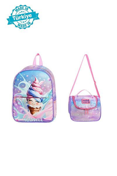 Çanta Trend Ice Cream Themed Preschool Backpack and Lunch Bag, Kindergarten Backpack Set