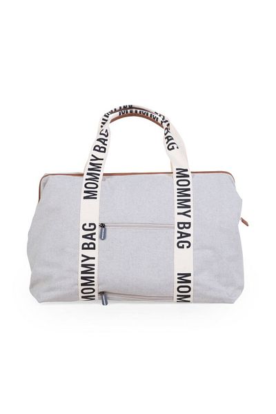 CHILDHOME Geanta de infasat Mommy Bag Signature Alb