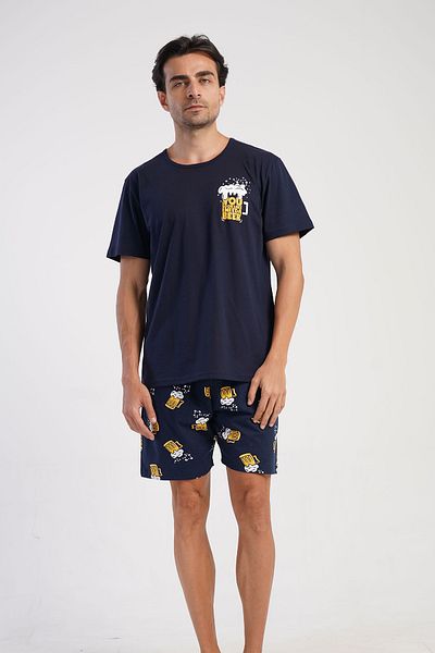 Vienetta Secret Pijama bumbac Vienetta Beer Negru