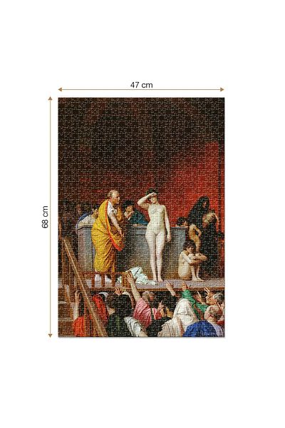 D-Toys Jean-Léon Gérôme Puzzle - Adult Puzzle 1000 pieces - Slave Auction