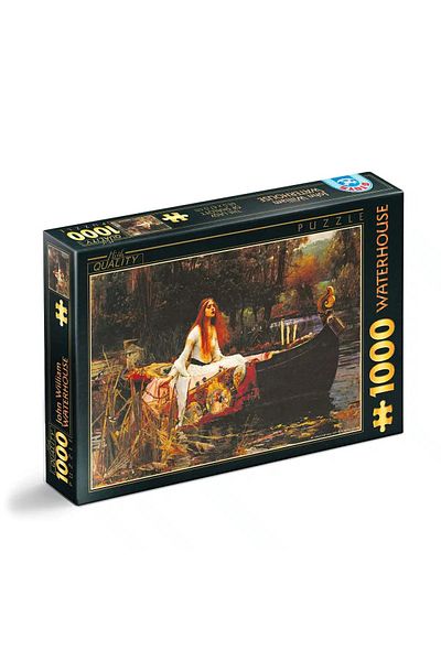 D-Toys Puzzle John William Waterhouse - Puzzle adulți 1000 piese - The Lady of Shalott