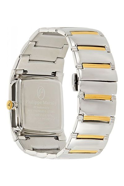 Philippe Moraly Men's Stainless Steel Analog Wrist Watch M1323CB - 31 mm