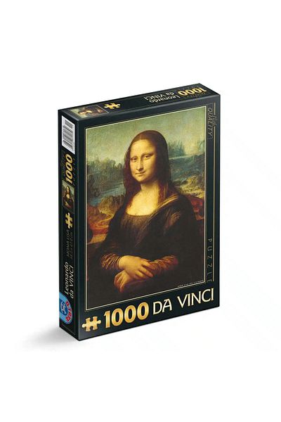 D-Toys Leonardo da Vinci Puzzle - Adult Puzzle 1000 Pieces - Mona Lisa