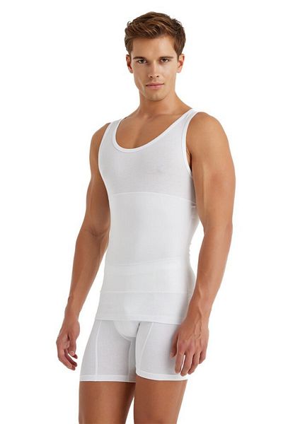 imer Men's Abdominal and Belly Slimming Corset Undershirt