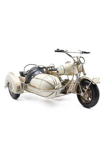 hediyepatronu Decorative Metal Motorcycle with Basket