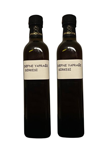 Proori Yıllanmış Defne Yaprağı Sirkesi Doğal Fermente Canlı Sirke 500 ml 2'li...