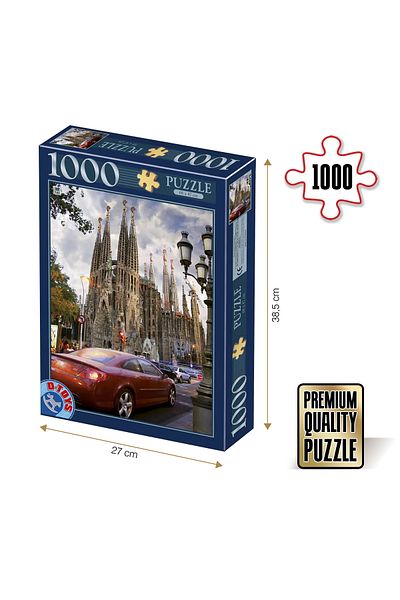 D-Toys Sagrada Familia Puzzle - Adult Puzzle 1000 Pieces - Famous Places
