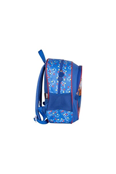 Sonic School Bag 4 Piece School Set (Bag-Lunch Box-Water Bottle and Pen Box)